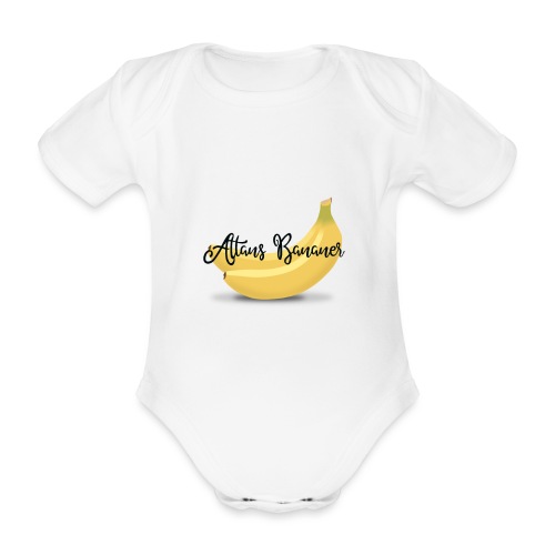 Attans Bananer - Ekologisk kortärmad babybody