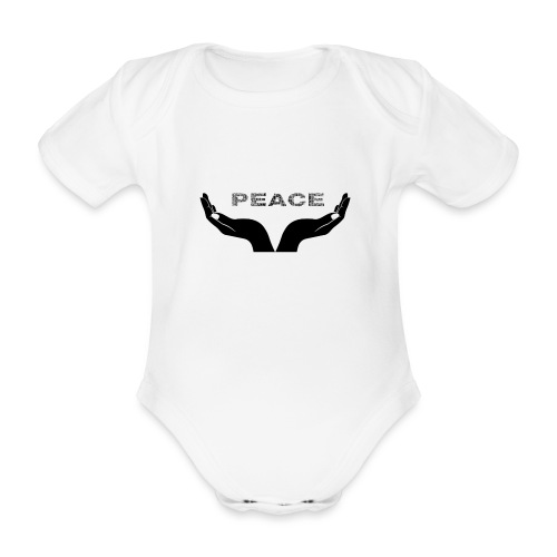 PEACE - Baby Bio-Kurzarm-Body