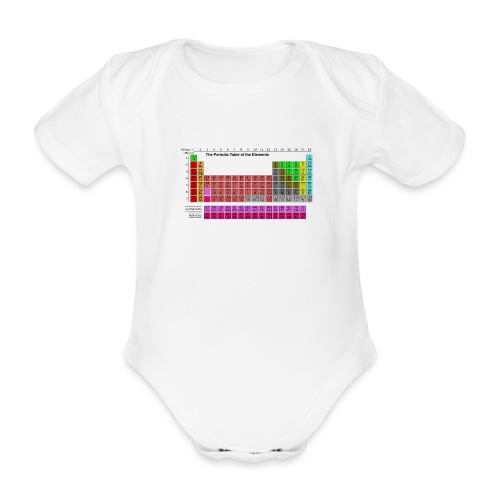 Das Periodensystem der Elemente - Baby Bio-Kurzarm-Body