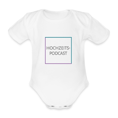 Hochzeits-Podcast - Logo bunt - Baby Bio-Kurzarm-Body