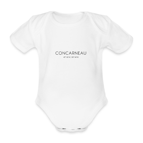 Concarneau Bretagne/Frankreich, Finistère, Quimper - Baby Bio-Kurzarm-Body