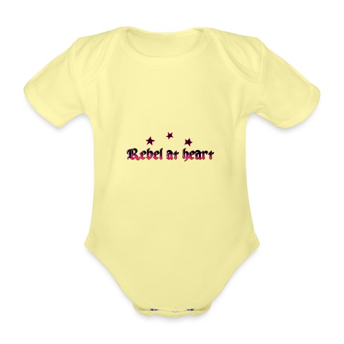 rebel at heart - Baby Bio-Kurzarm-Body