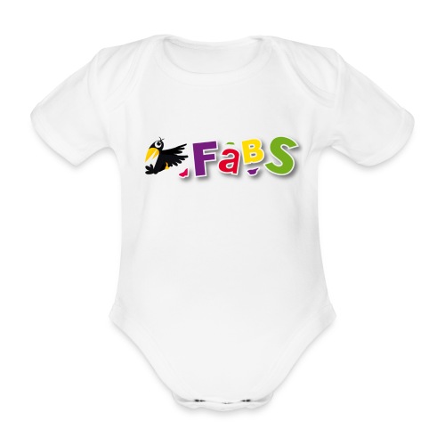 fabslogo trans - Baby Bio-Kurzarm-Body