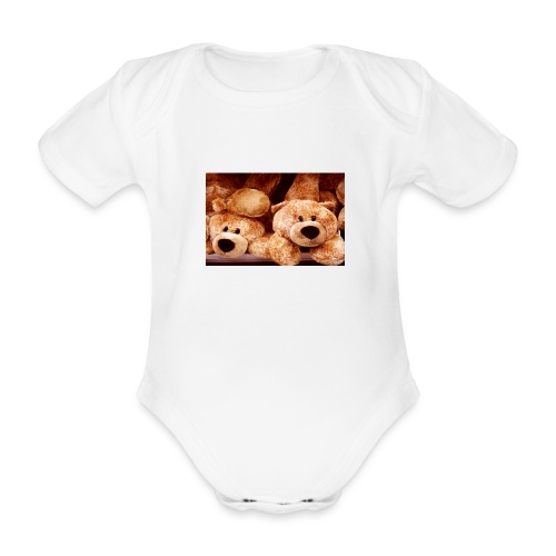 Glücksbären - Baby Bio-Kurzarm-Body
