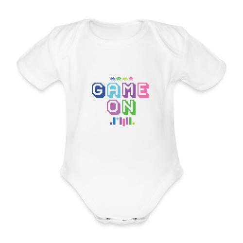 Game on! - Ekologiczne body niemowlęce z krótkim rękawem