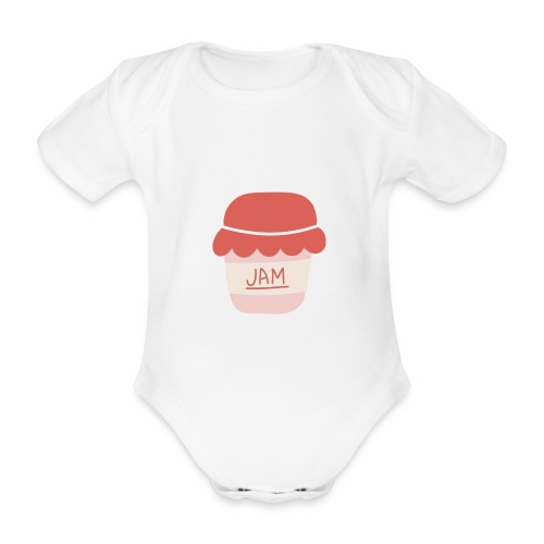 Marmellata - Body ecologico per neonato a manica corta