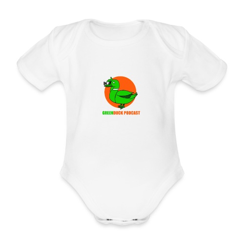 Greenduck Podcast Logo - Kortærmet babybody, økologisk bomuld