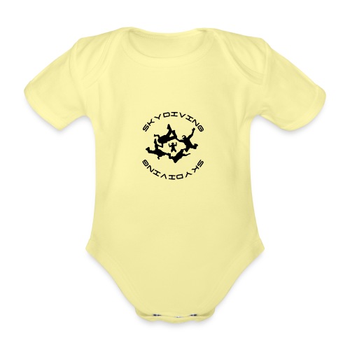 skydiving - Baby Bio-Kurzarm-Body