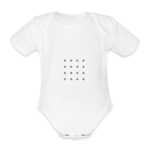 Bees - Organic Short-sleeved Baby Bodysuit
