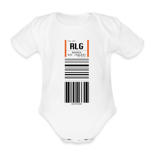 Flughafen Rostock - RLG - Baby Bio-Kurzarm-Body