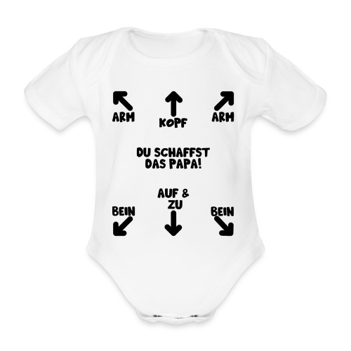 Du Schaffst Das Papa - Baby Bio-Kurzarm-Body