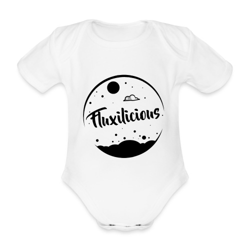 Fluxilicious Logo - Baby bio-rompertje met korte mouwen