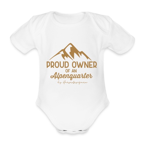 Proud Owner Alpenquarter - Haflinger - Baby Bio-Kurzarm-Body