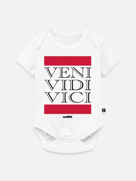 Veni Vidi Vici - Baby Premium Kurzarmbody - Weiß