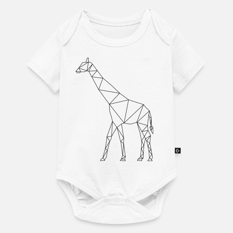 Giraffe - Baby Premium short-sleeve bodysuit - white
