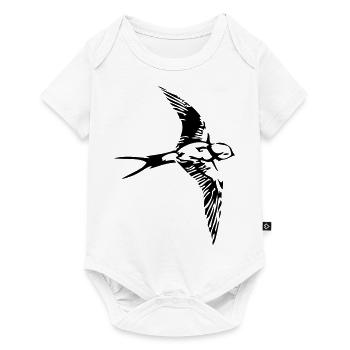 swallow - Baby Premium short-sleeve bodysuit - white - Front