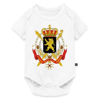 Belgique - Body à manches courtes Premium Bébé - blanc - Devant