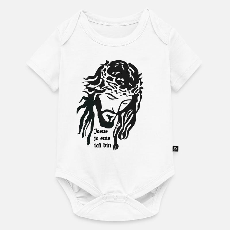 Jésus - Body à manches courtes Premium Bébé - blanc