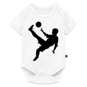 Fallrueckzieher - Baby Premium Kurzarmbody - Weiß - Vorne
