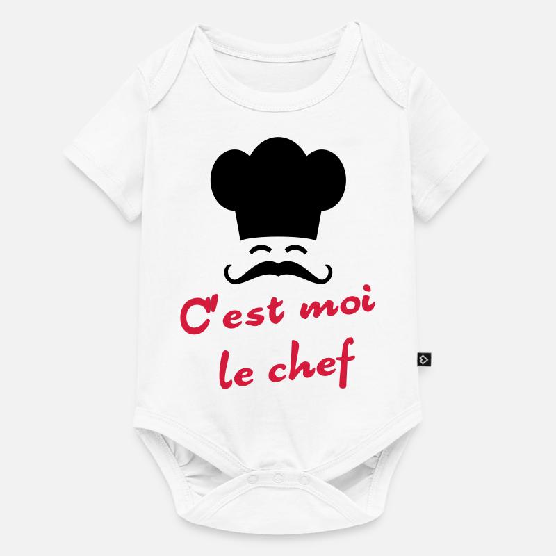 C'est moi le chef - Baby Premium short-sleeve bodysuit - white