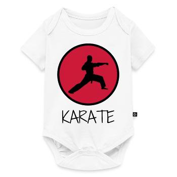 Karate / Karateka / Martial Arts / Fight - Baby Premium short-sleeve bodysuit - white - Front