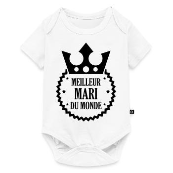 Marriage Wedding Husband Mari Love Mariage Ehemann - Baby Premium short-sleeve bodysuit - white - Front