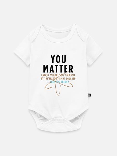 you matter - Baby Premium Kurzarmbody - Weiß