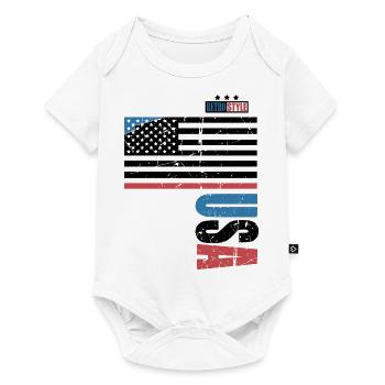 USA Retro Style - Baby Premium short-sleeve bodysuit - white - Front
