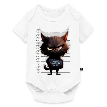 BADCAT PoliceDept. - Baby Premium Kurzarmbody - Weiß - Vorne