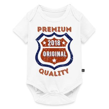 Qualité premium 2018 - Body à manches courtes Premium Bébé - blanc - Devant