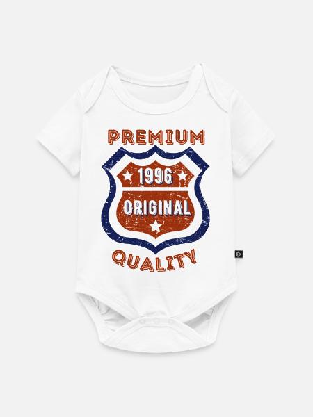 Premium-Qualität 1996 - Baby Premium Kurzarmbody - Weiß