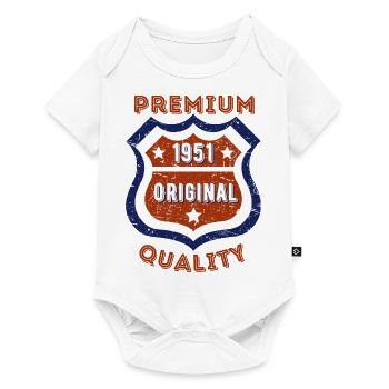 Qualité premium 1951 - Body à manches courtes Premium Bébé - blanc - Devant