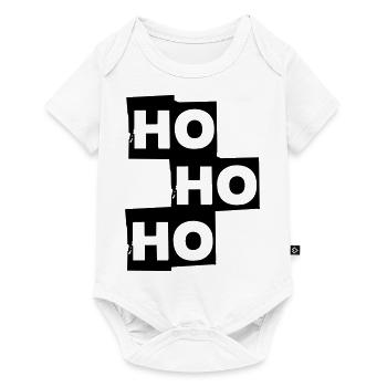 Ho ho ho Noël - Body à manches courtes Premium Bébé - blanc - Devant