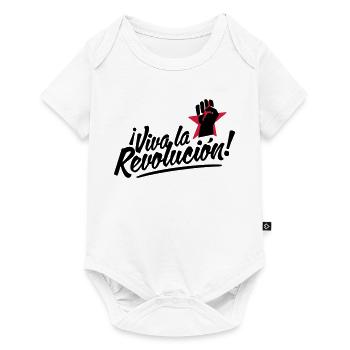 revolution fist - Body à manches courtes Premium Bébé - blanc - Devant