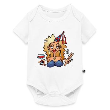 Birthday party - Baby Premium short-sleeve bodysuit - white - Front