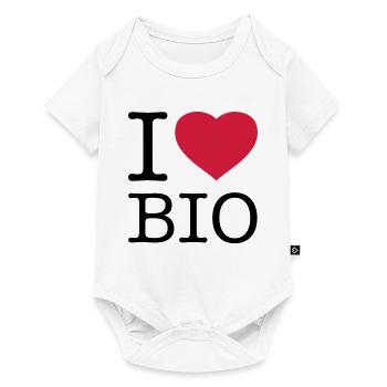 J’ADORE BIO - Body à manches courtes Premium Bébé - blanc - Devant