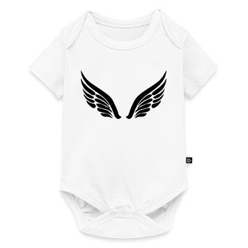 ailes d'ange - Body à manches courtes Premium Bébé - blanc - Devant