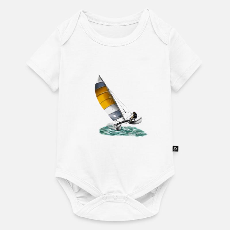 catamaran - Body à manches courtes Premium Bébé - blanc