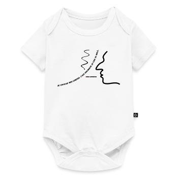 Citation de Gainsbourg - Body à manches courtes Premium Bébé - blanc - Devant