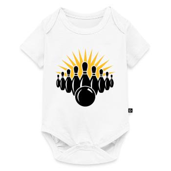 jeu de quilles - Body à manches courtes Premium Bébé - blanc - Devant
