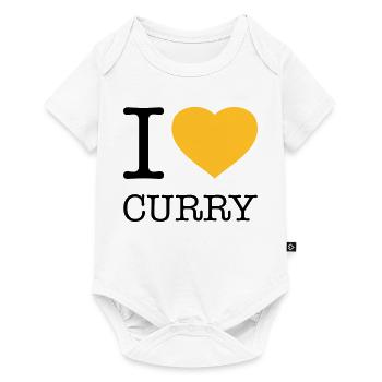 J’ADORE LE CURRY - Body à manches courtes Premium Bébé - blanc - Devant