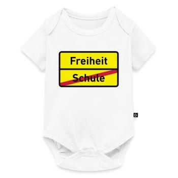 abishirt diplôme d'études abimotiv 2010 lycée - Body à manches courtes Premium Bébé - blanc - Devant