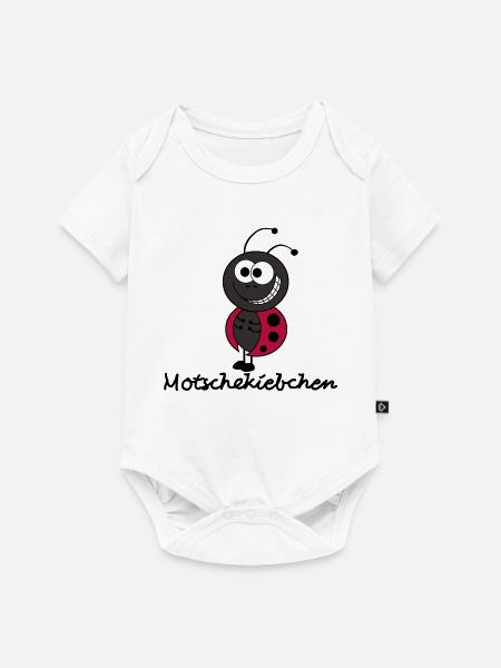 Motschekiebchen/Marienkäfer - Baby Premium Kurzarmbody - Weiß