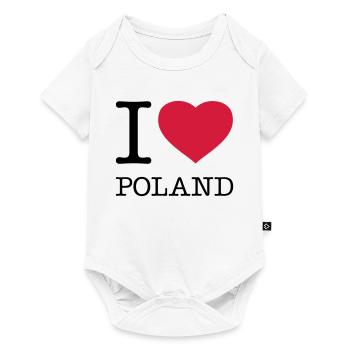 J’AIME LA POLOGNE Polen Polska - Body à manches courtes Premium Bébé - blanc - Devant