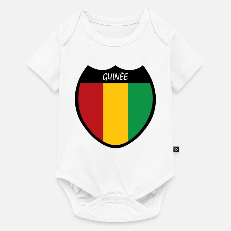 Guinée - Body à manches courtes Premium Bébé - blanc
