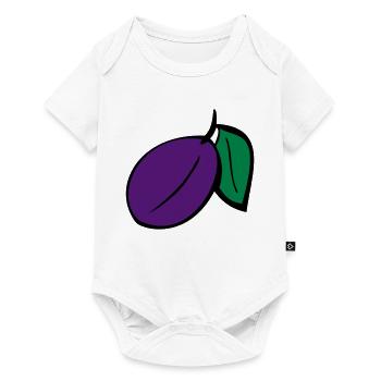 Prune - Body à manches courtes Premium Bébé - blanc - Devant