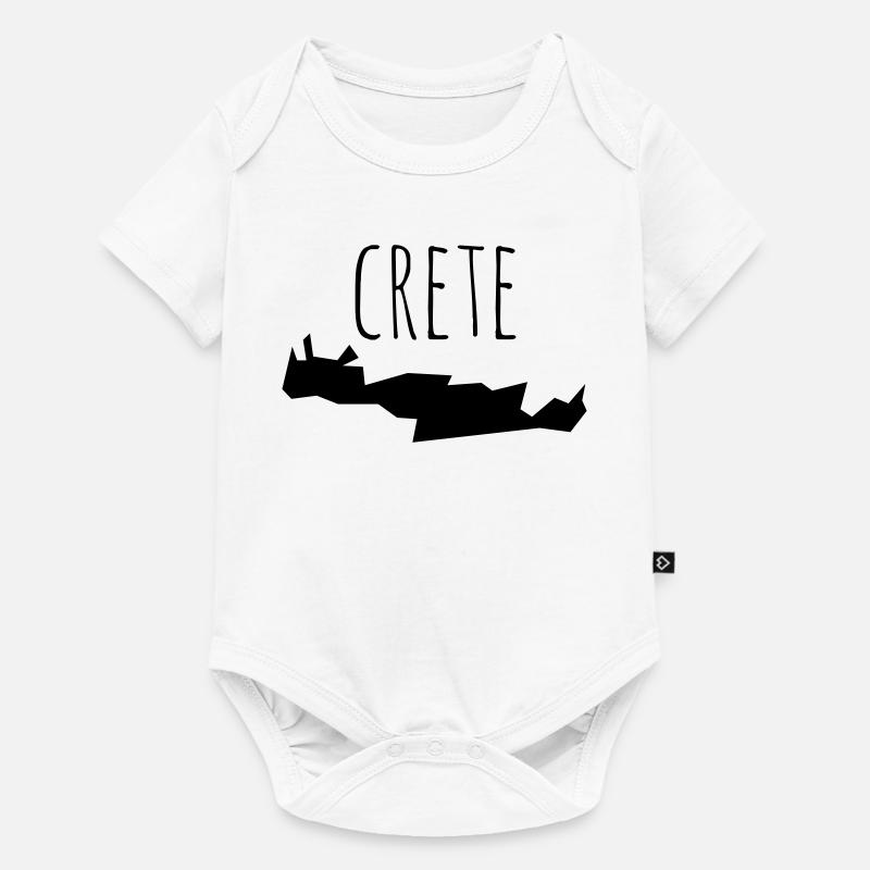 crete - Body à manches courtes Premium Bébé - blanc