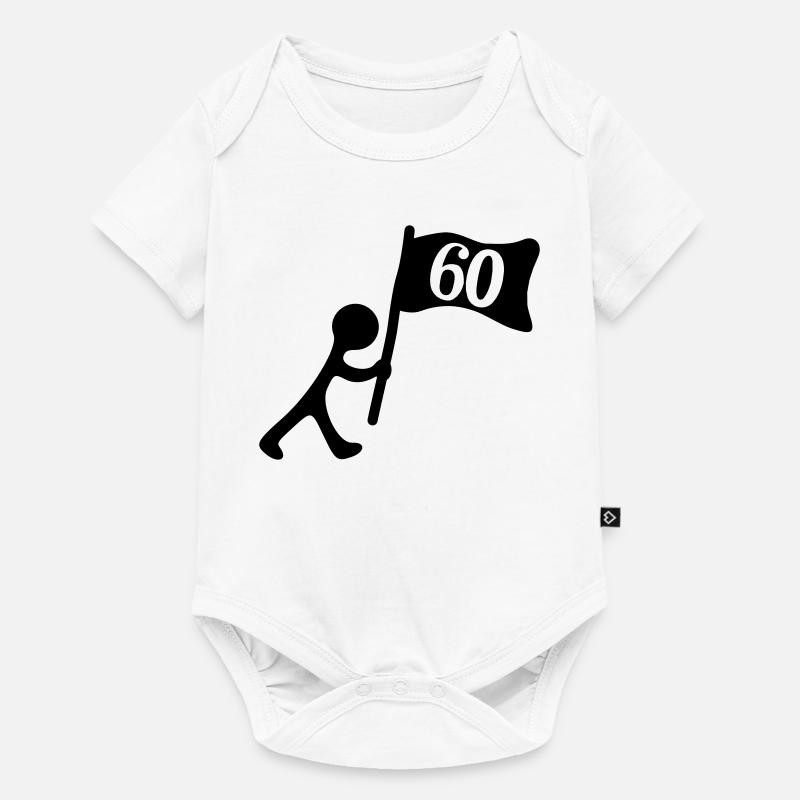 anniversaire 60 ans - Body à manches courtes Premium Bébé - blanc