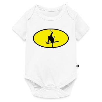 Ski freestyle logo - Baby Premium short-sleeve bodysuit - white - Front