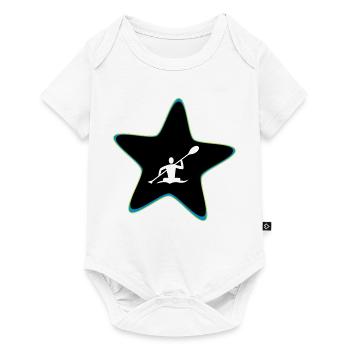 Kajak Stern - Baby Premium Kurzarmbody - Weiß - Vorne